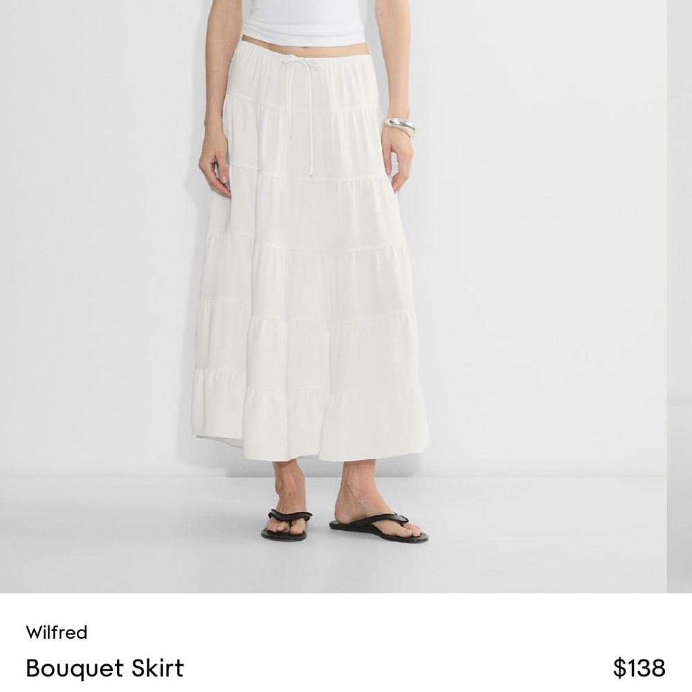 Wilfred White Bouquet Skirt